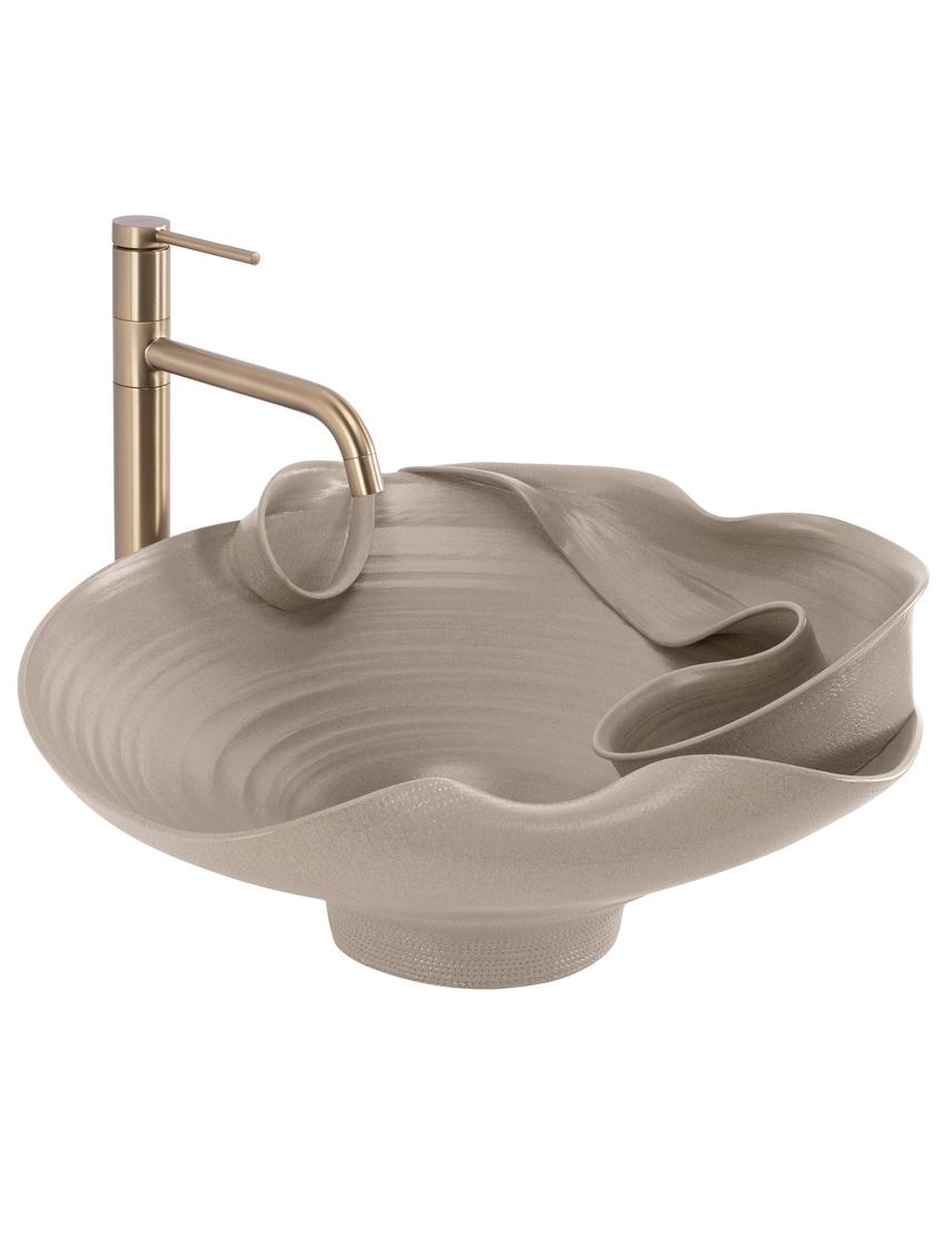 Ceramic Countertop Basin REA HM-12 Handmade ART
