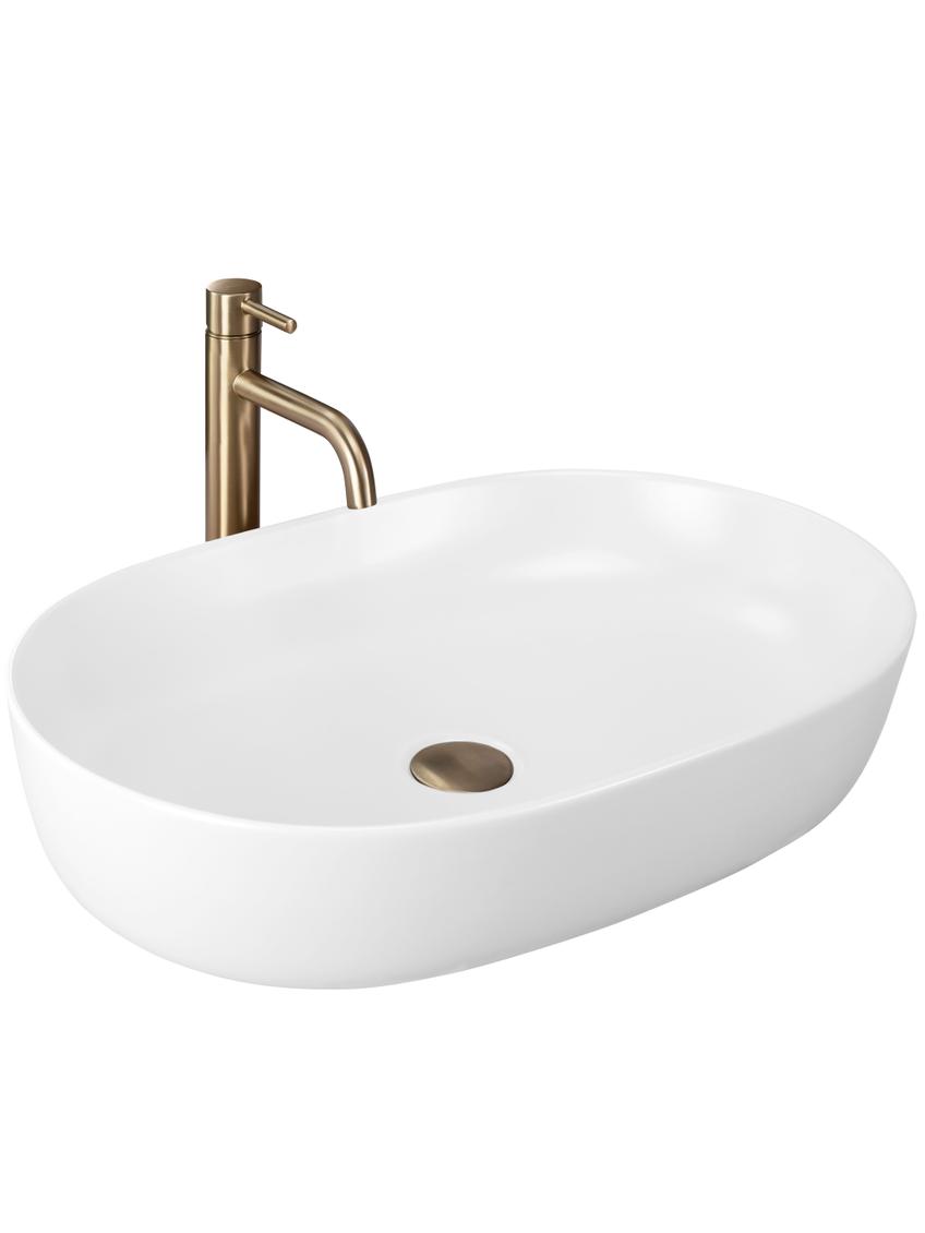 Umywalka nablatowa Rea CLEO 61 WHITE MATT
