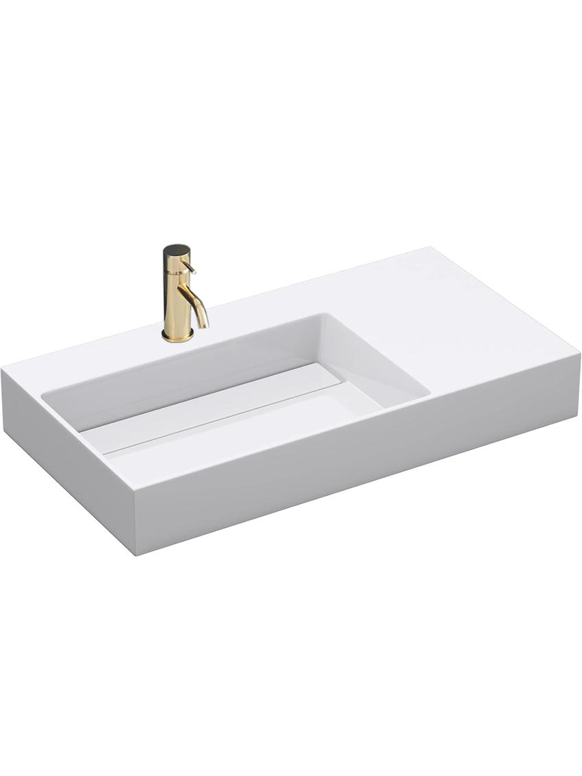 Umywalka konglomeratowa Archi 75 CM biały