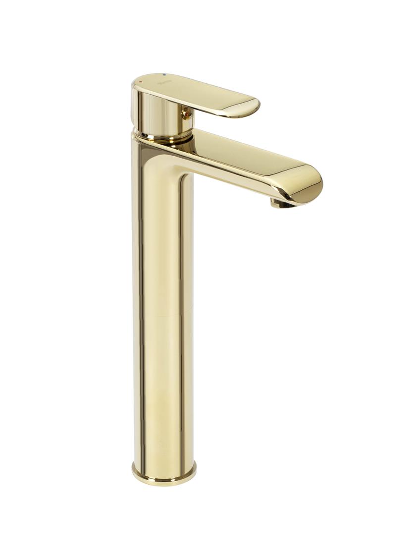 Βρύση νιπτήρα REA BLOOM Gold High