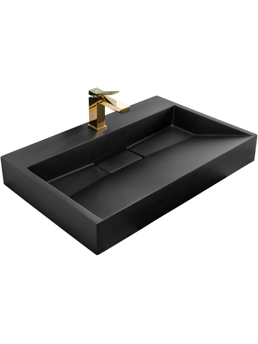 Umywalka Konglomeratowa GOYA BLACK MAT 100CM