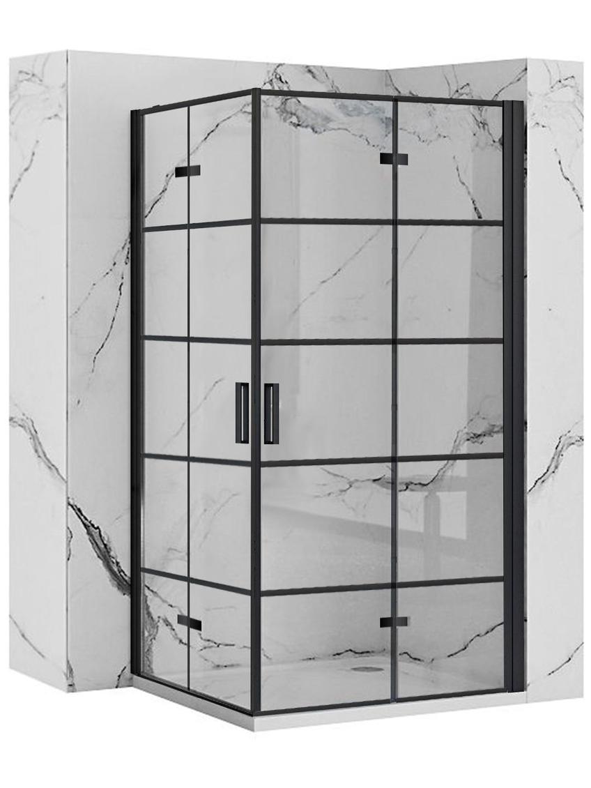 Kabina prysznicowa Rea Molier Black Double 110x110
