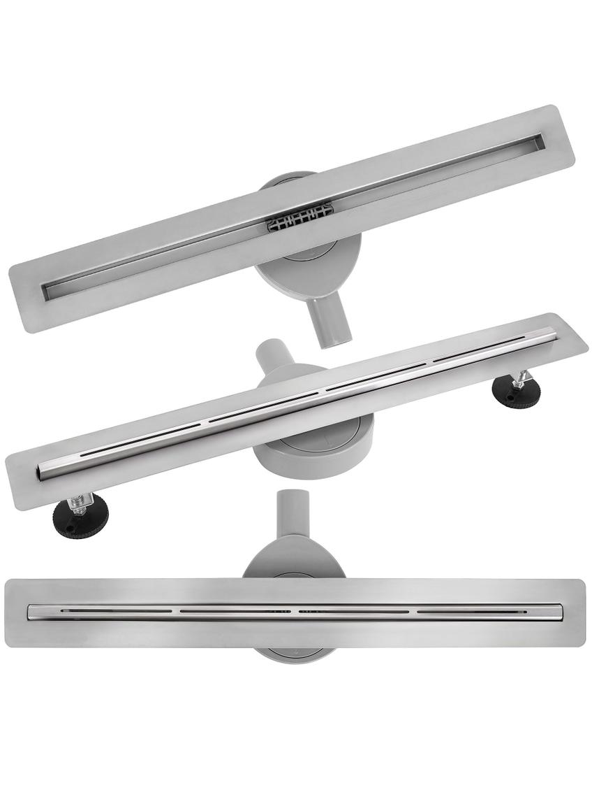 Linear drainage Rea Rea FILO Nickel Brush 80