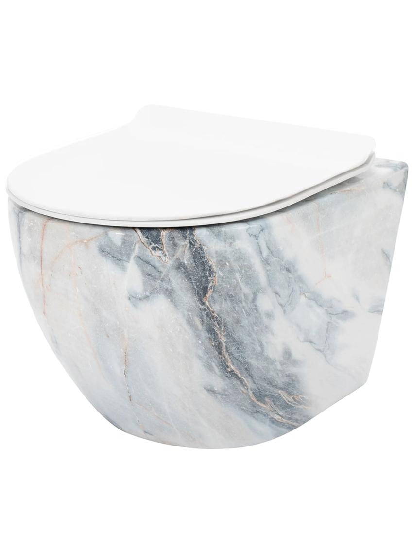 Misa WC podwieszana Carlos Slim Rimless Granit Shiny