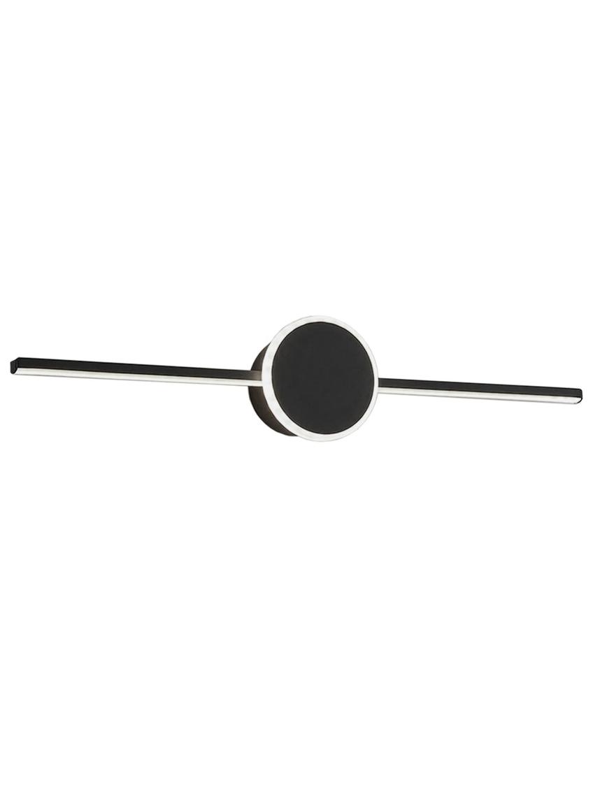 KINKIET ŁAZIENKOWY LED ROUND BLACK 40CM APP848-1W