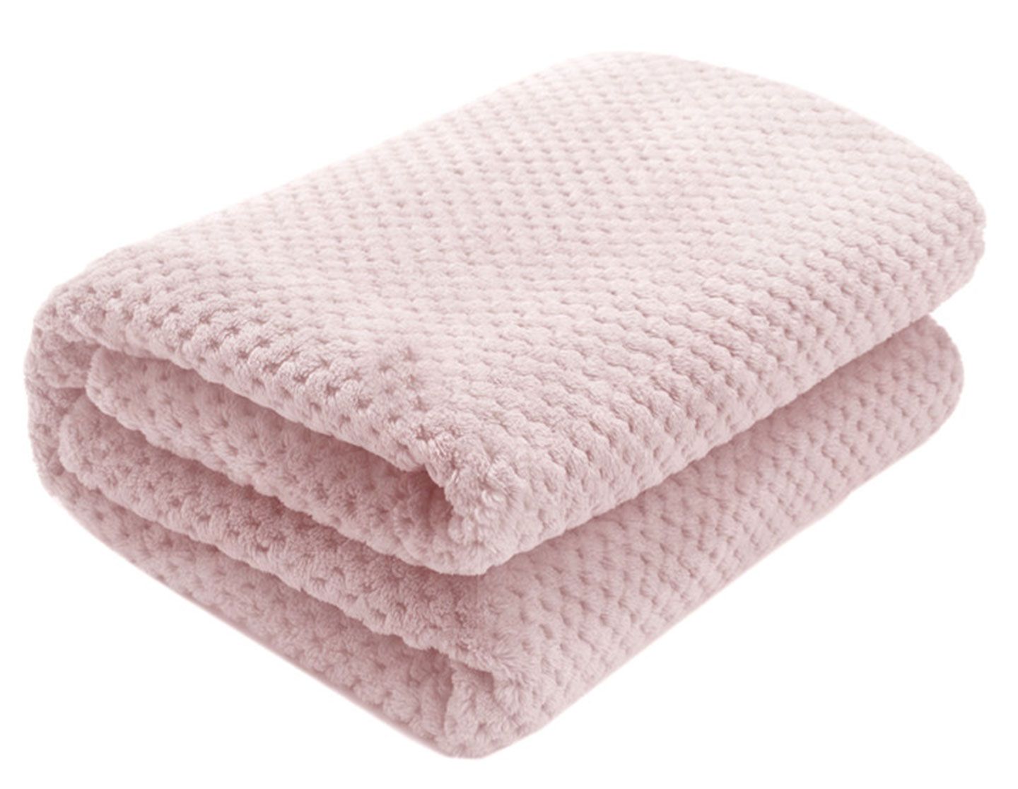 Plush blanket Diamond Dirty Pink