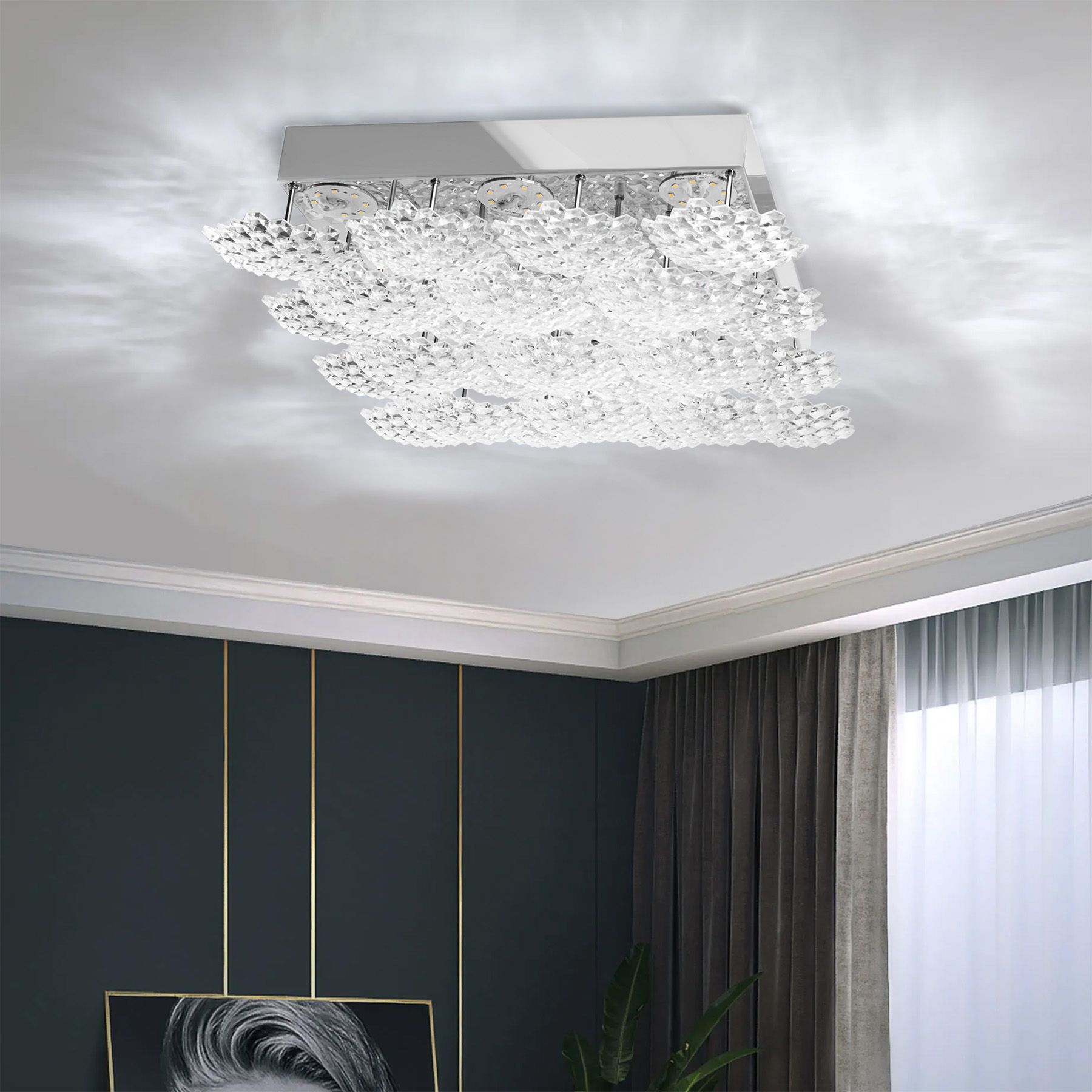 LED Ceiling lamp MS015-C Chrome