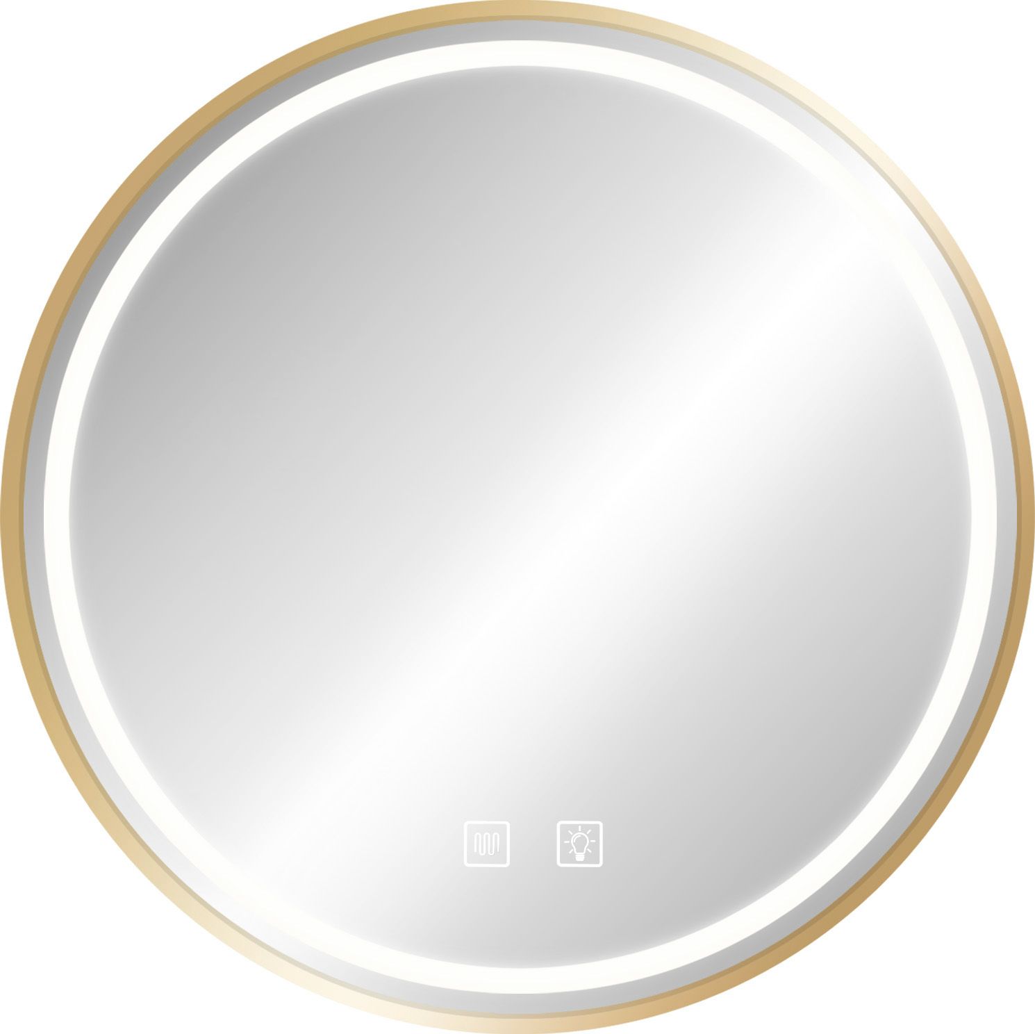 Espejo LED 60cm MMJ BRUSH GOLD