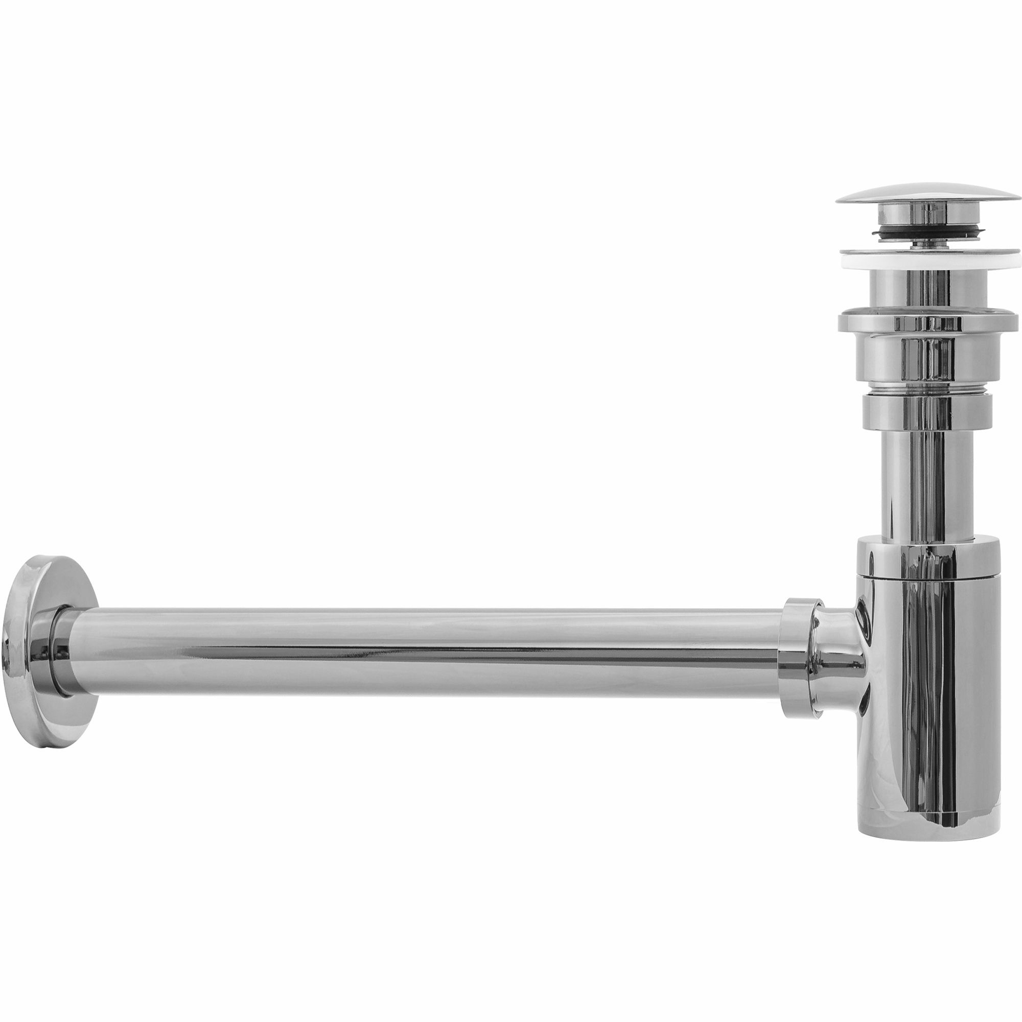 Siphon + Klik-Klak universell Chrom