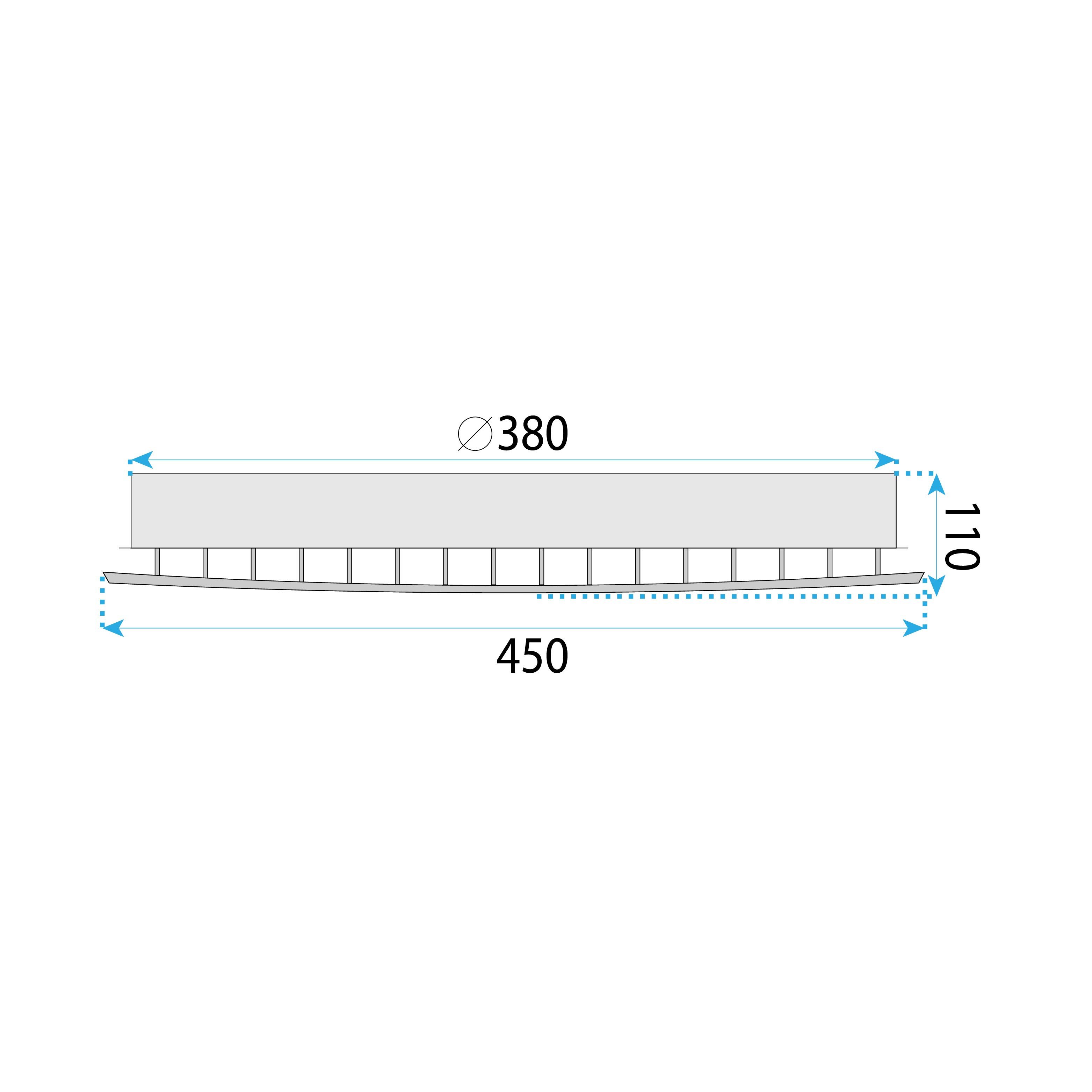 Lámpara de techo LED MS014-C Chrome
