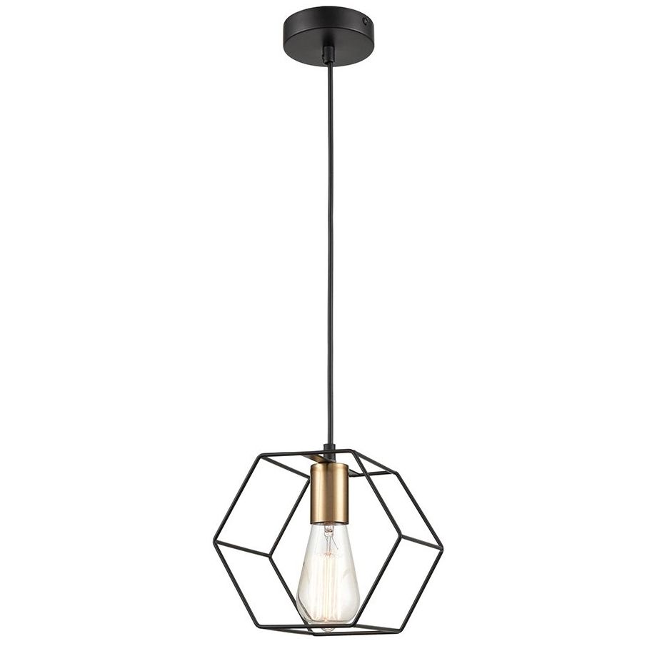 Lamp APP1131-1CP Black/gold