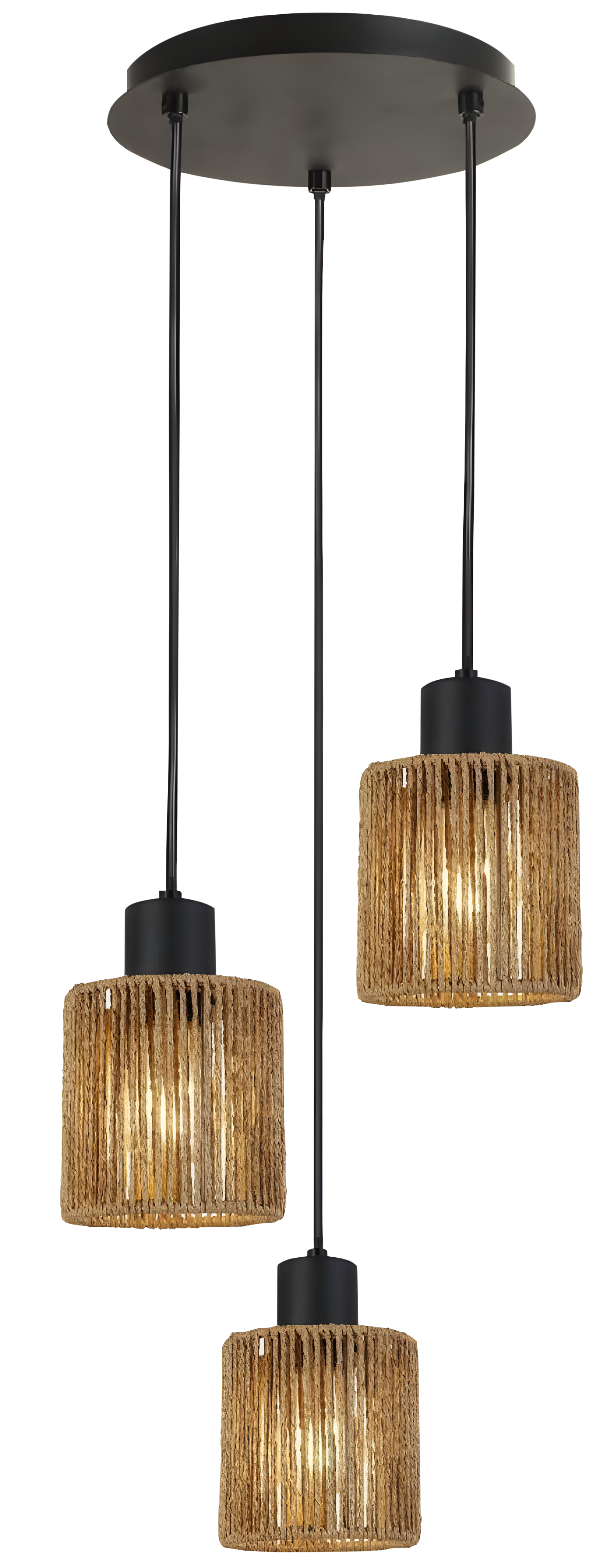 Lámpara APP1820-3CPR NATURE BLACK
