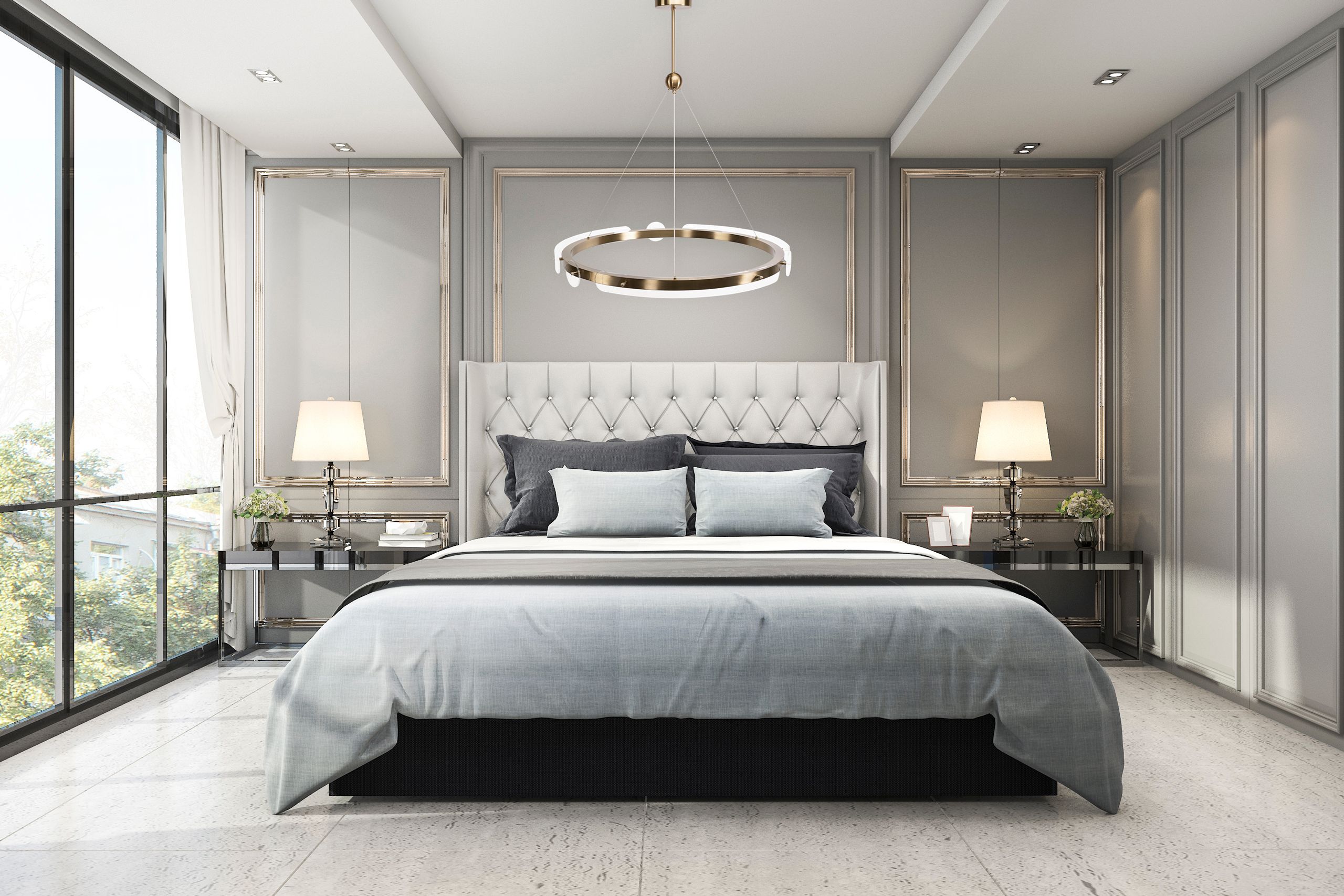 LED Lamp APP1549-cp Gold + Remote Control