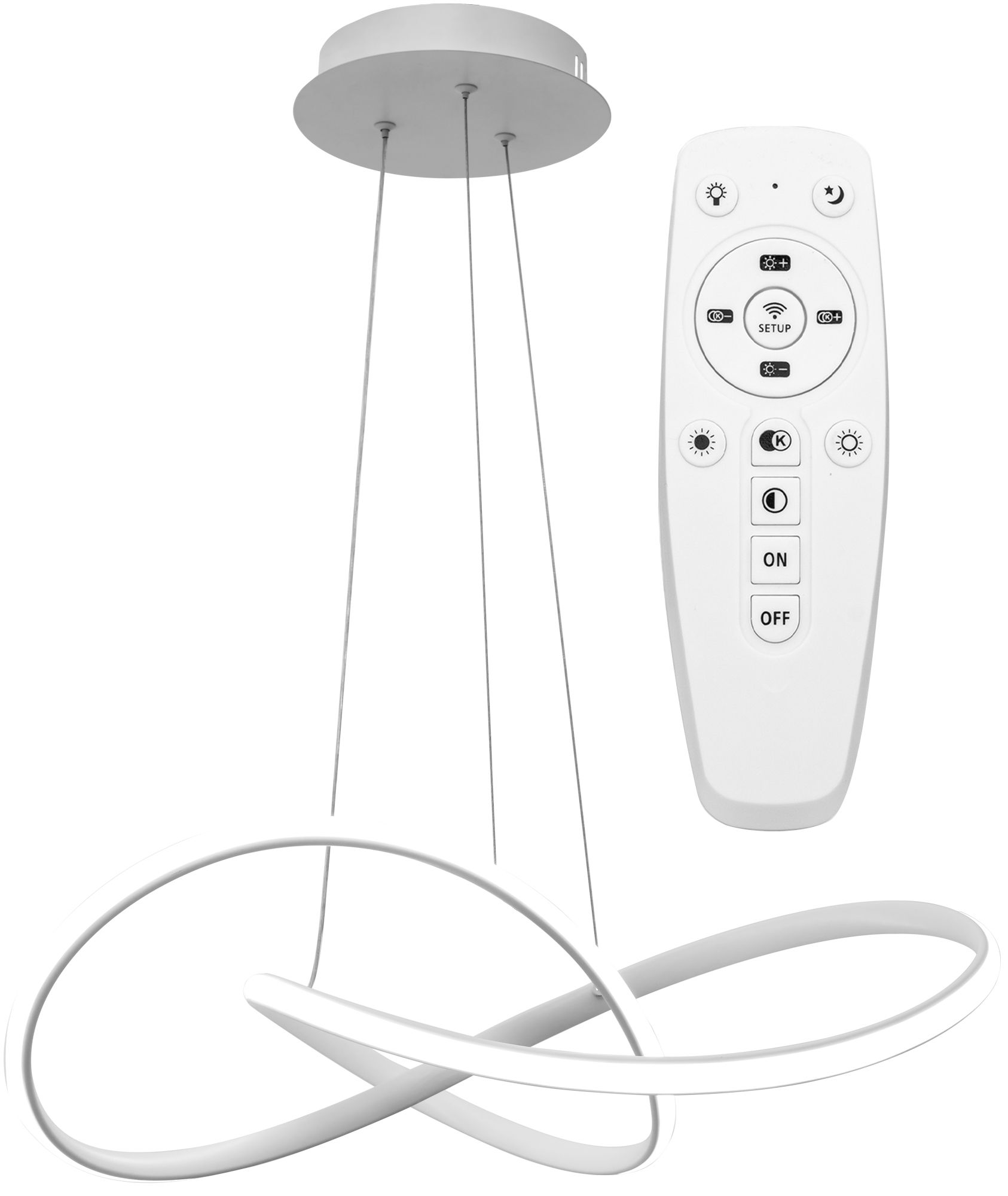 Люстра LED App396 - CP White
