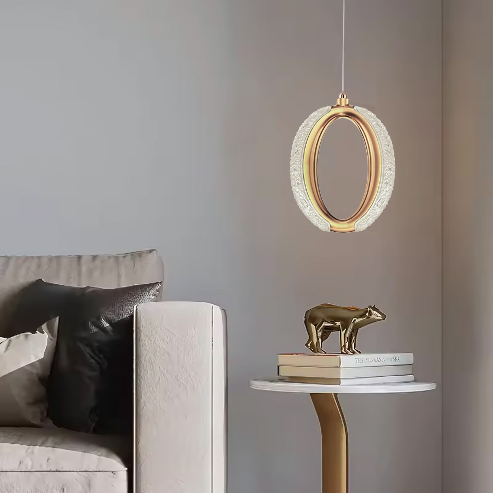 Lámpara Colgante de Cristal LED G114-1CP Złota