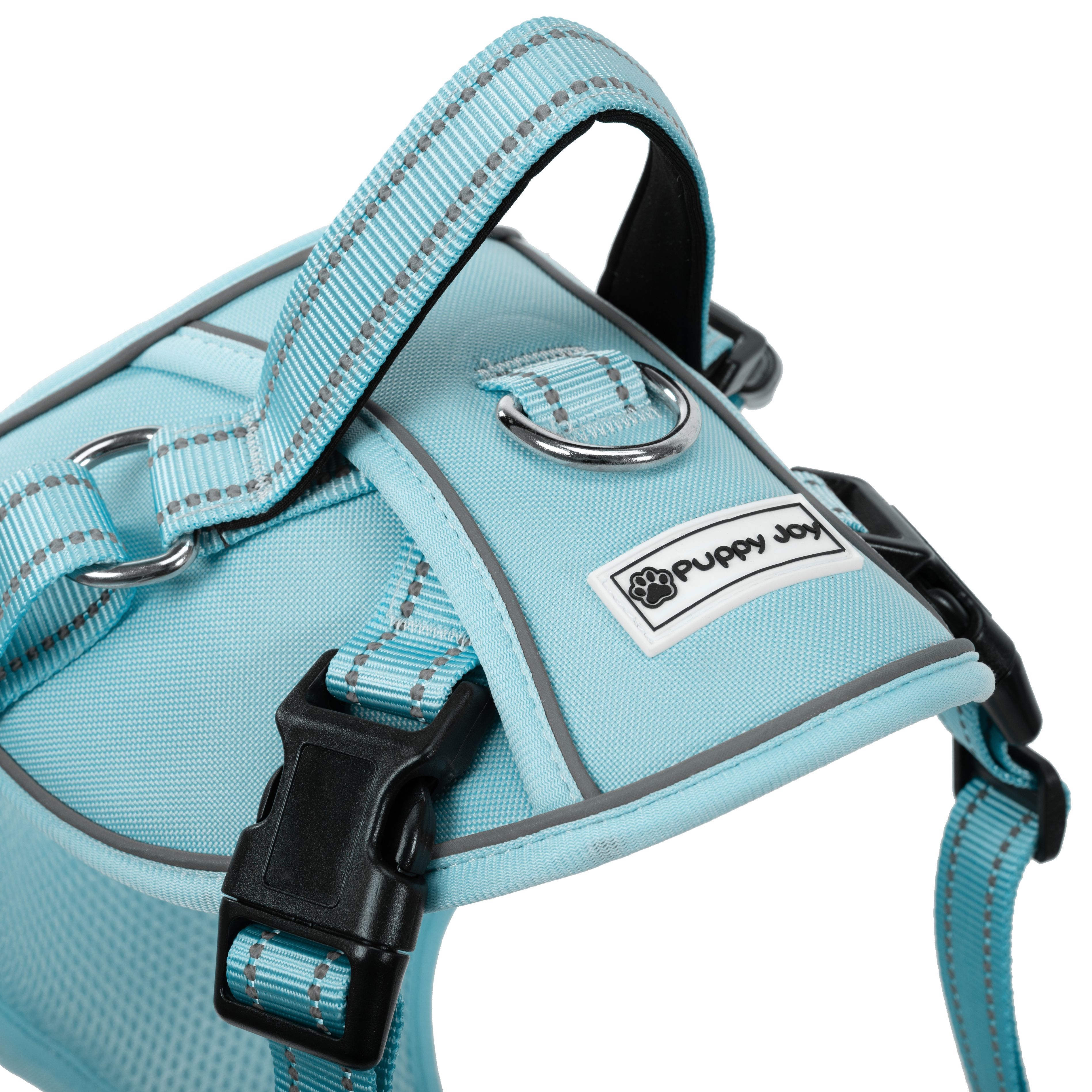 Leash and harness for a dog PJ-062 Blue L