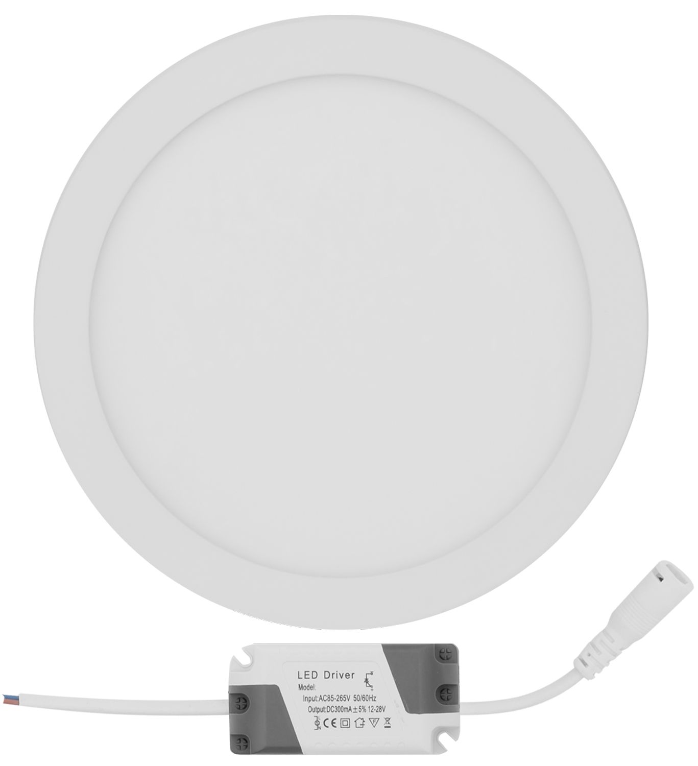 LED panel Round White 12W