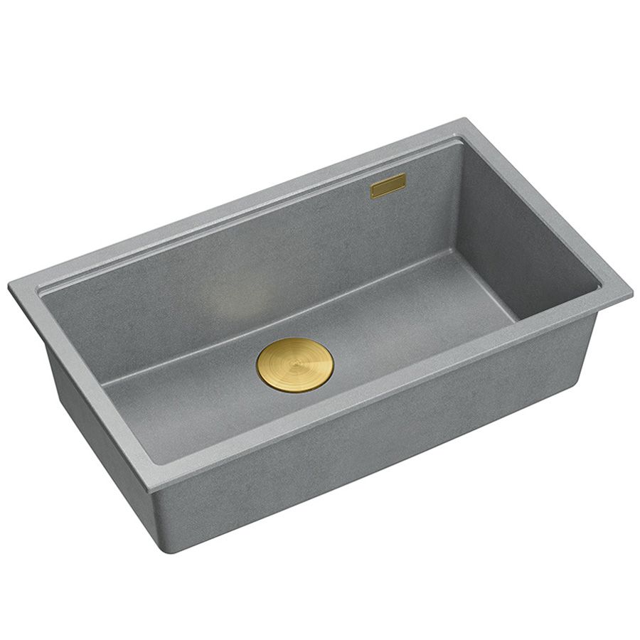 Νεροχύτης από γρανίτη Logan 110 Grey Metallic ( 76 x 45 x 23.5 cm)