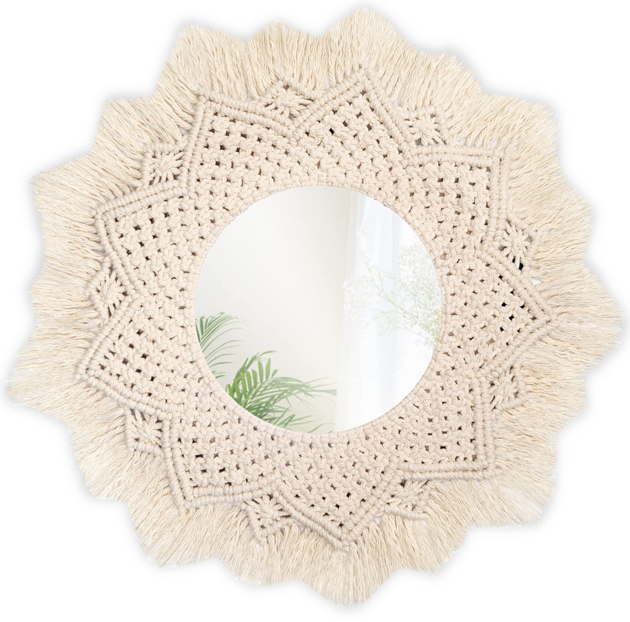 Boho wall mirror 60CM 322051