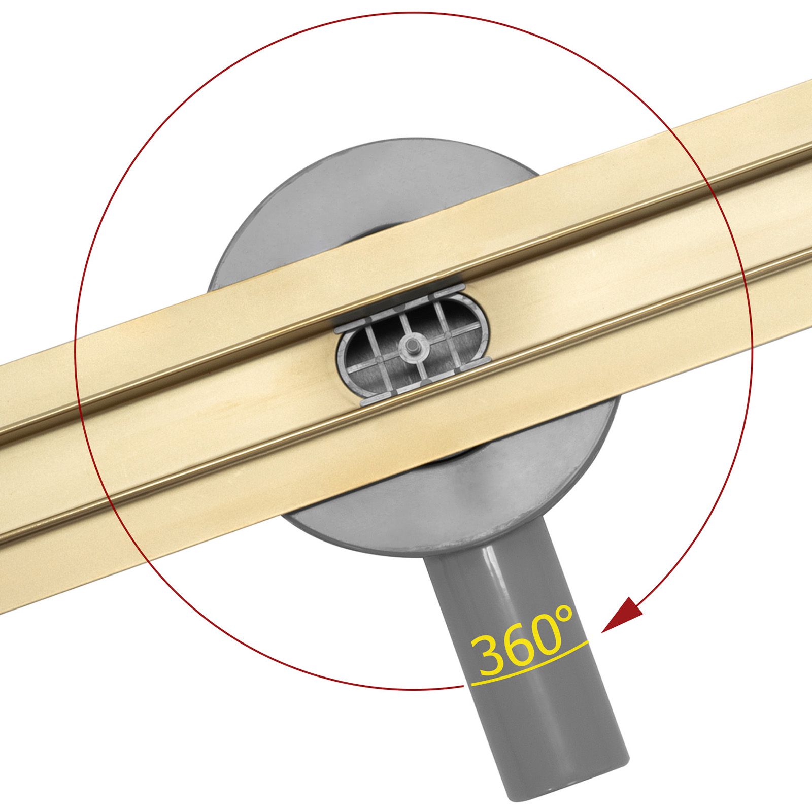 lineáris lefolyó Rea Neo Slim Gold Pro 100