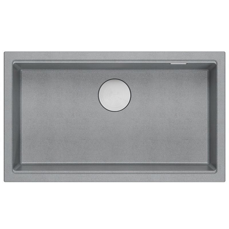 Νεροχύτης από γρανίτη Logan 110 Grey Metallic ( 76 x 45 x 23.5 cm)
