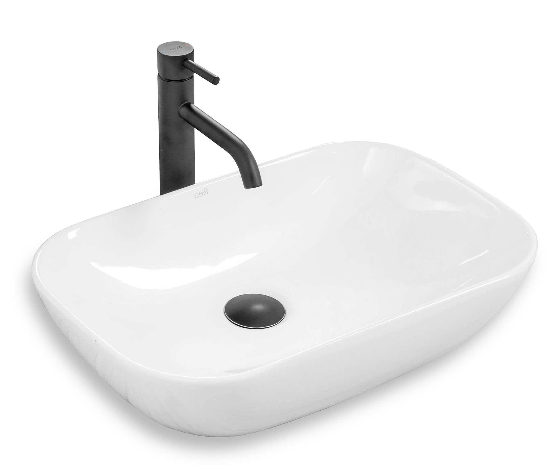 Countertop Basin Rea Claudia 9447 White