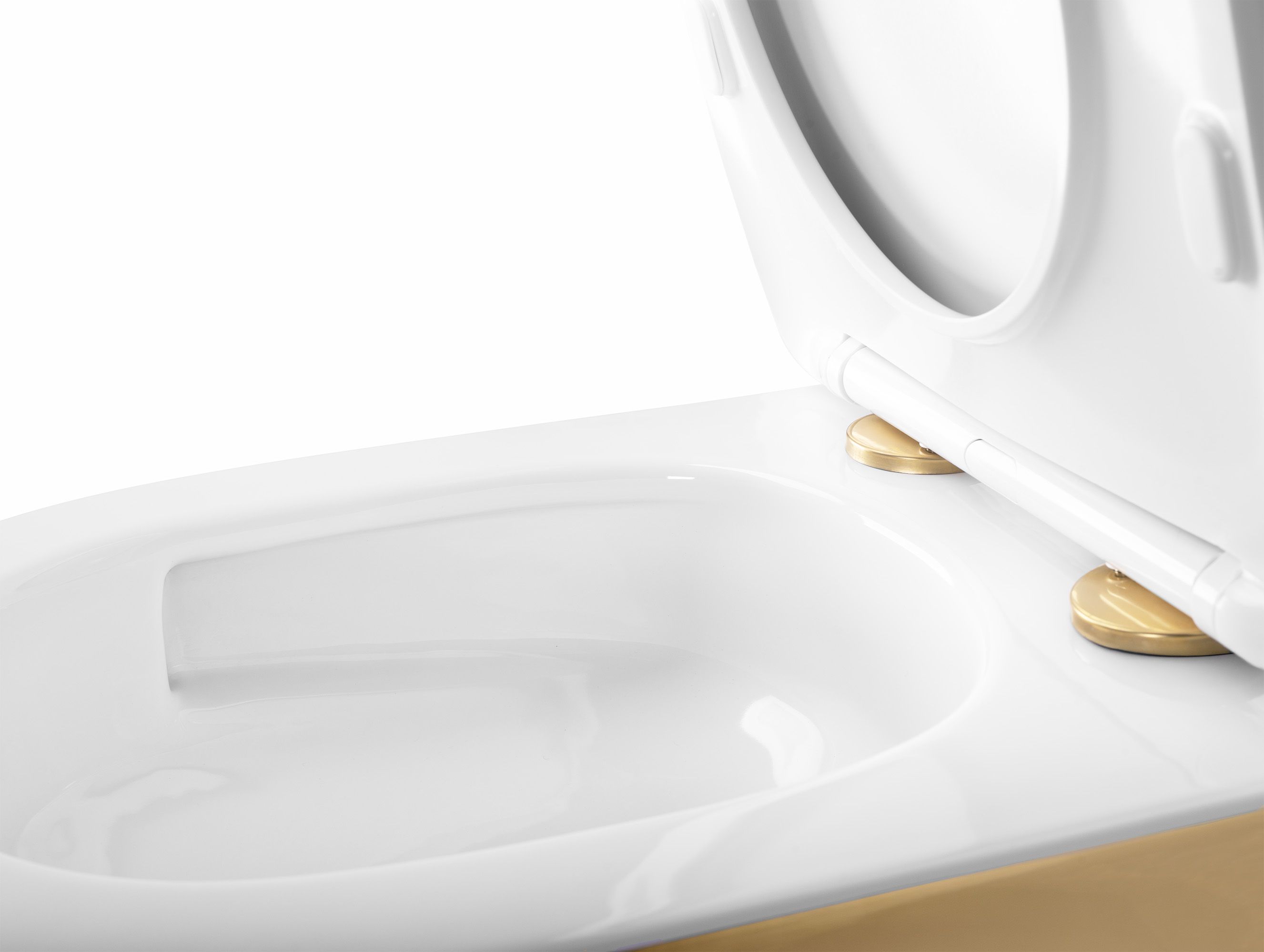 Toilet bowl Rea Carlo Mini Tornado NFQ GOLD WHITE
