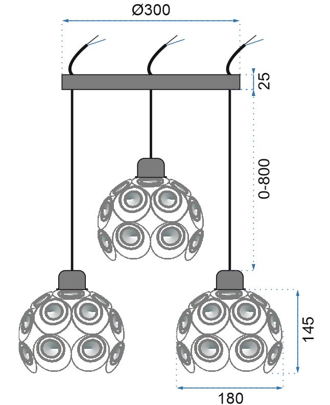 Lamp APP209-3CPR