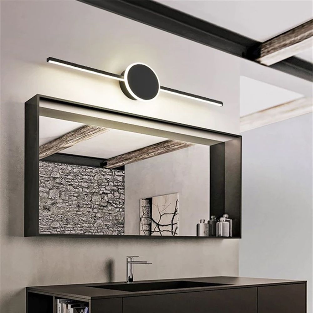 TYhogar Lampada Specchio Bagno LED 40CM Girevole di 270 Lampada da Specchio  3 Regolazioni Della Temperatura del Colore LED Luce Specchio Bagno 8W 920  Lumen Applique Bagno Specchio Moderno : : Illuminazione