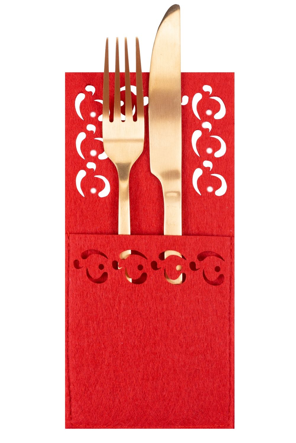 Cutlery Cover Set 4 pcs KF357-4R red