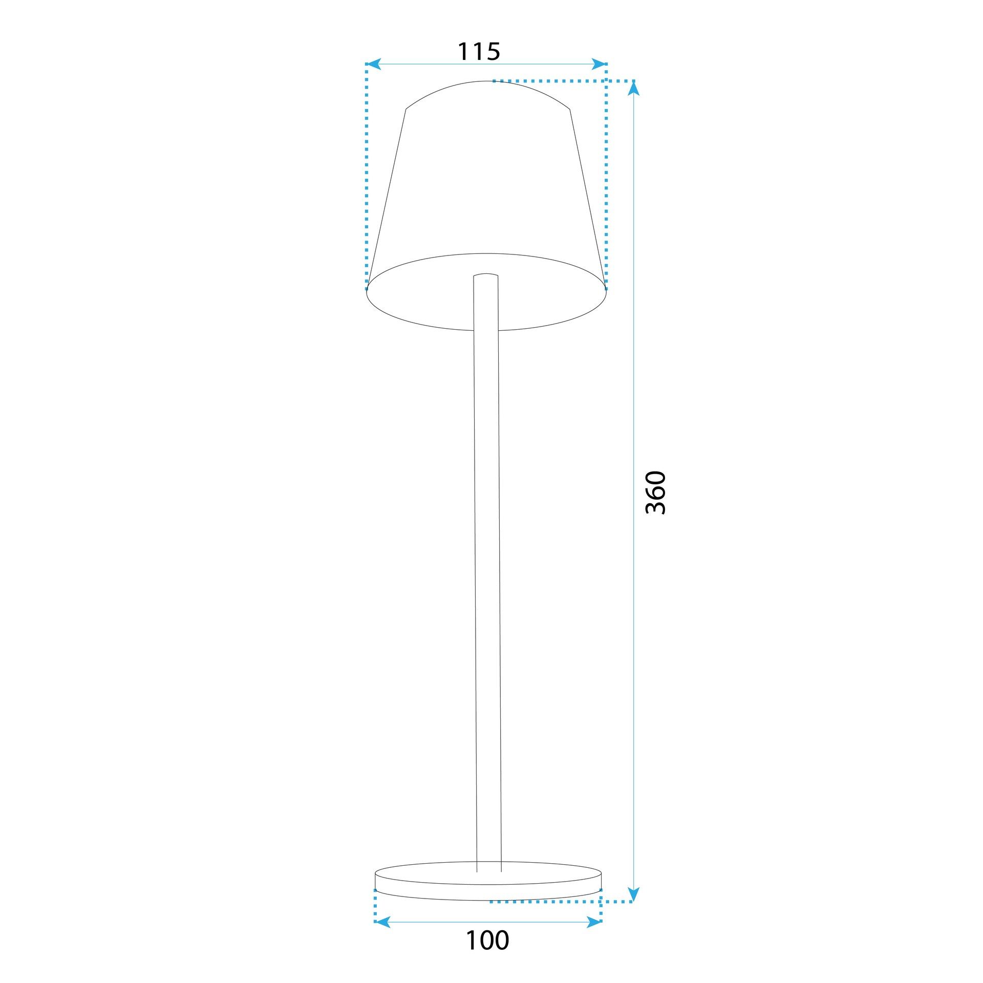 Bedside lamp APP1366-T Brown