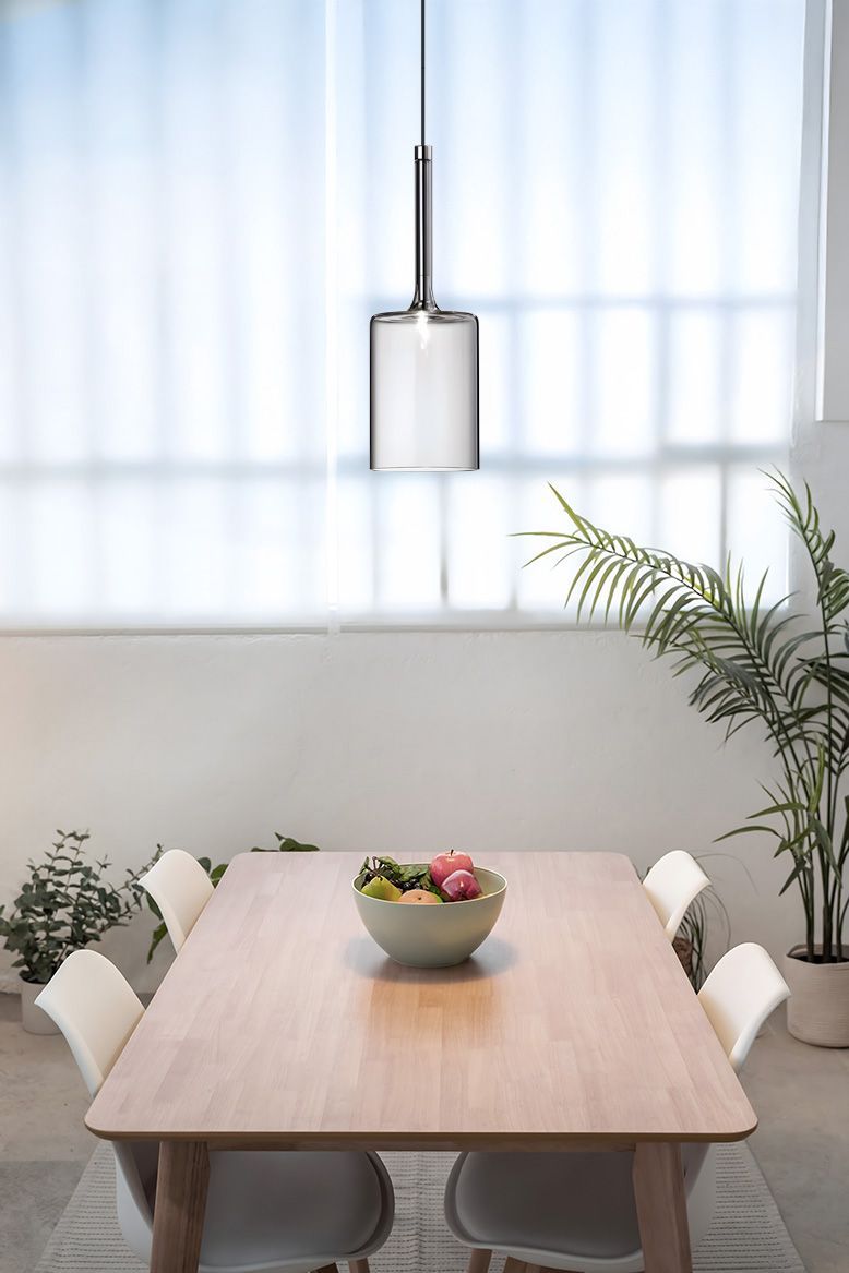 Pendant Ceiling Lamp Glass Shade APP1703-1CP GREY C