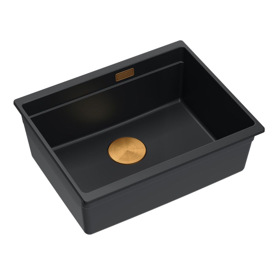 granito kriauklė Logan 100 Black