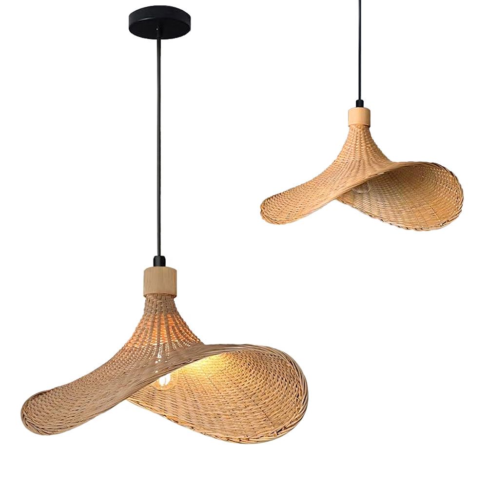 LÁMPARA COLGANTE DE BAMBÚ APP1642-1CP 30cm
