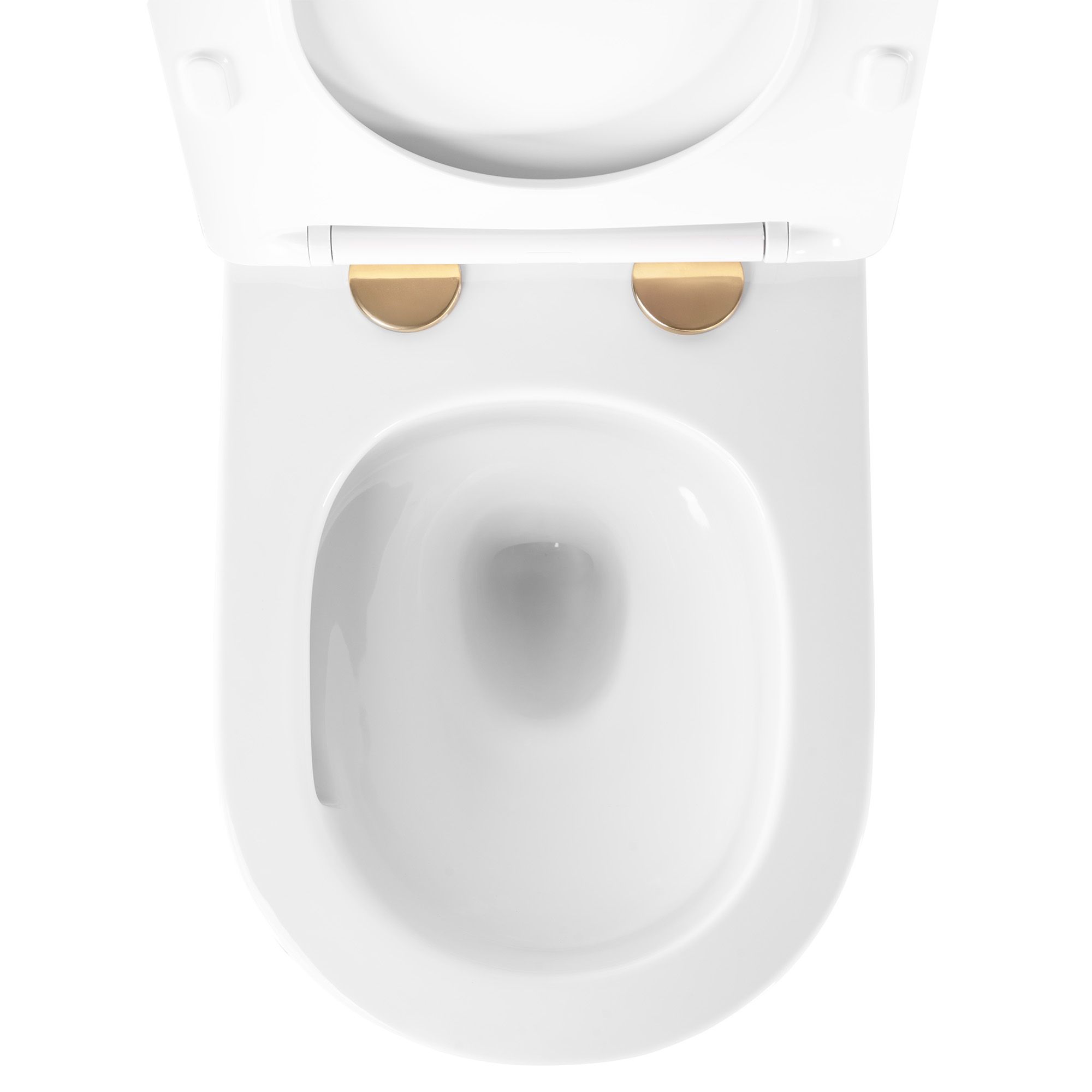Toilet bowl Rea Carlo Mini Tornado NFQ GOLD WHITE