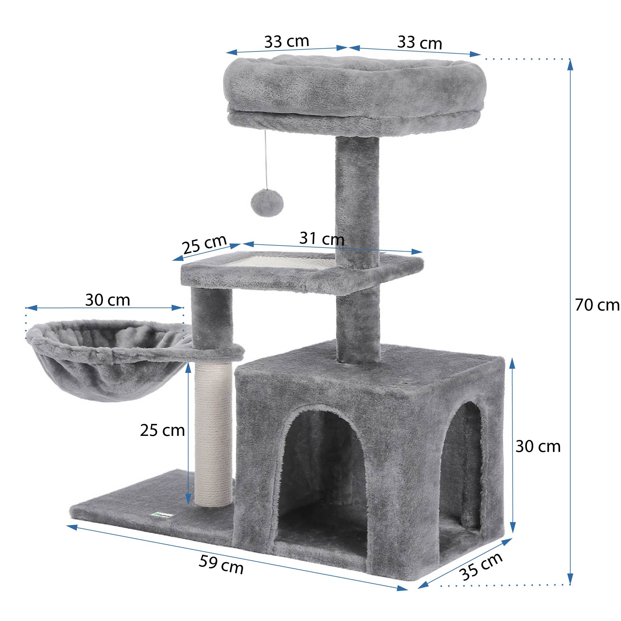 Kaparófa macskáknak GREY P70384