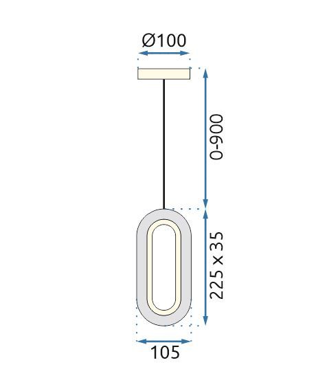 Kristály Csillár G113-1CP GOLD