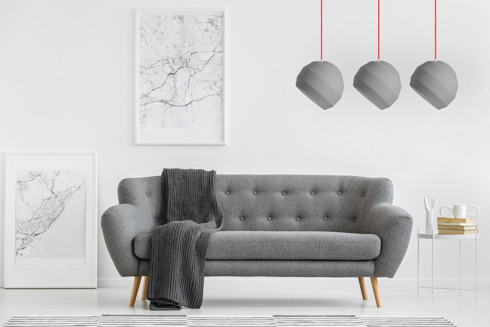 Trojitá závěsná stropní lampa APP384-3CPR