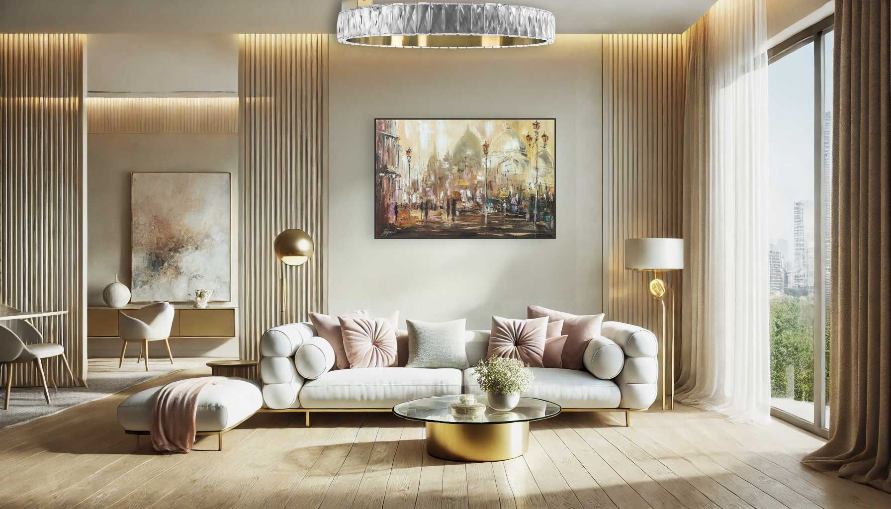 LED Lámpa APP1506-C BRUSH GOLD