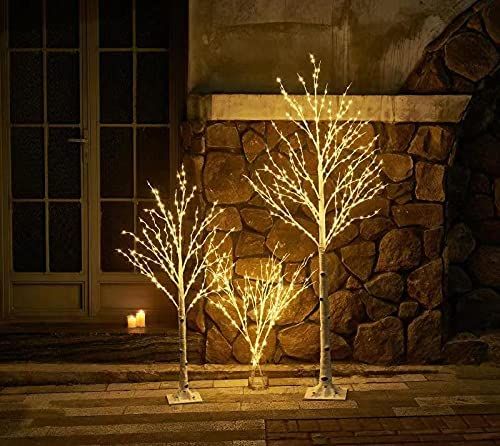 Vánoční stromek Led bříza 150cm CD007-72