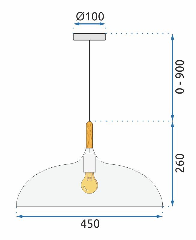 Lamp ANZO White