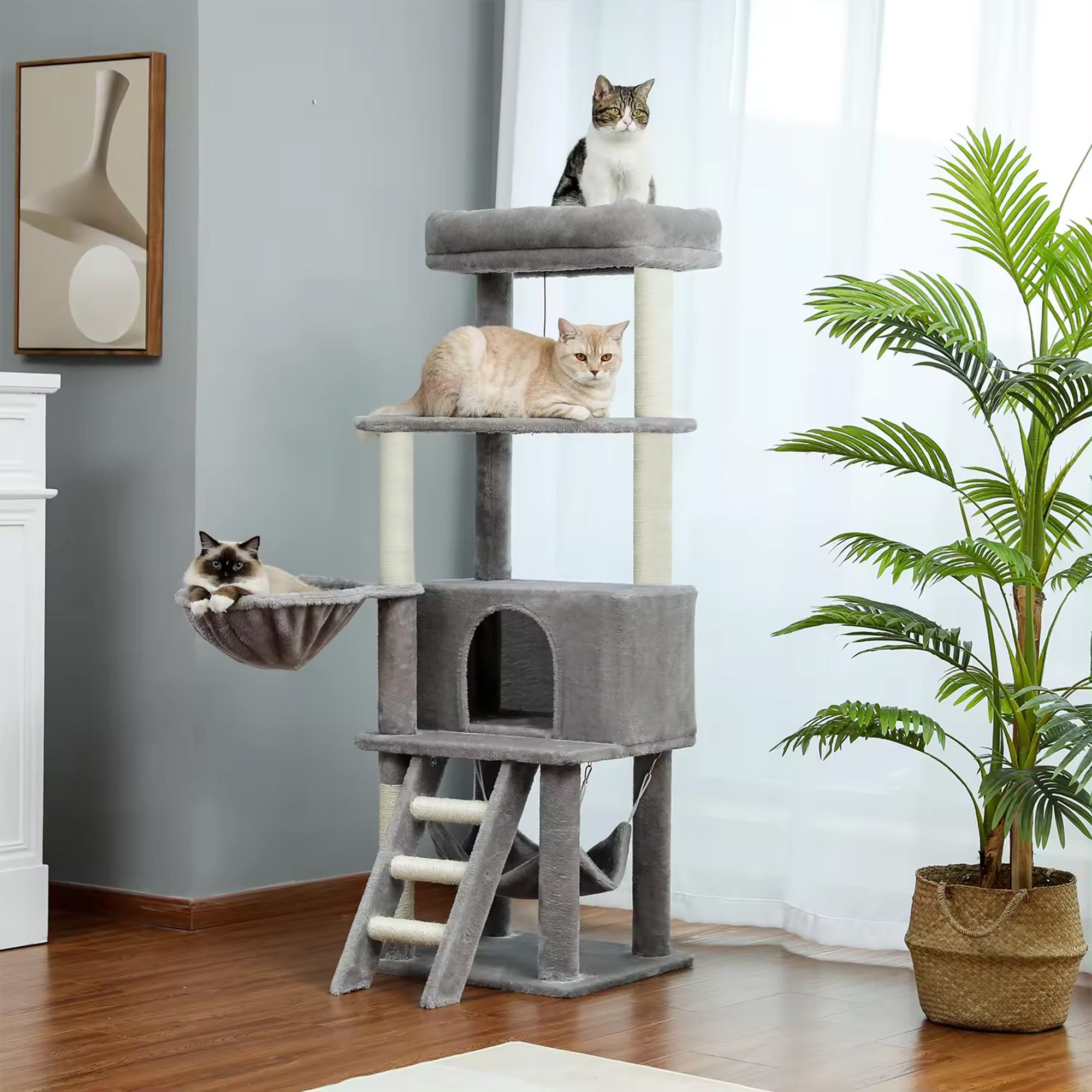 Kaparófa macskáknak GREY XXL P70381