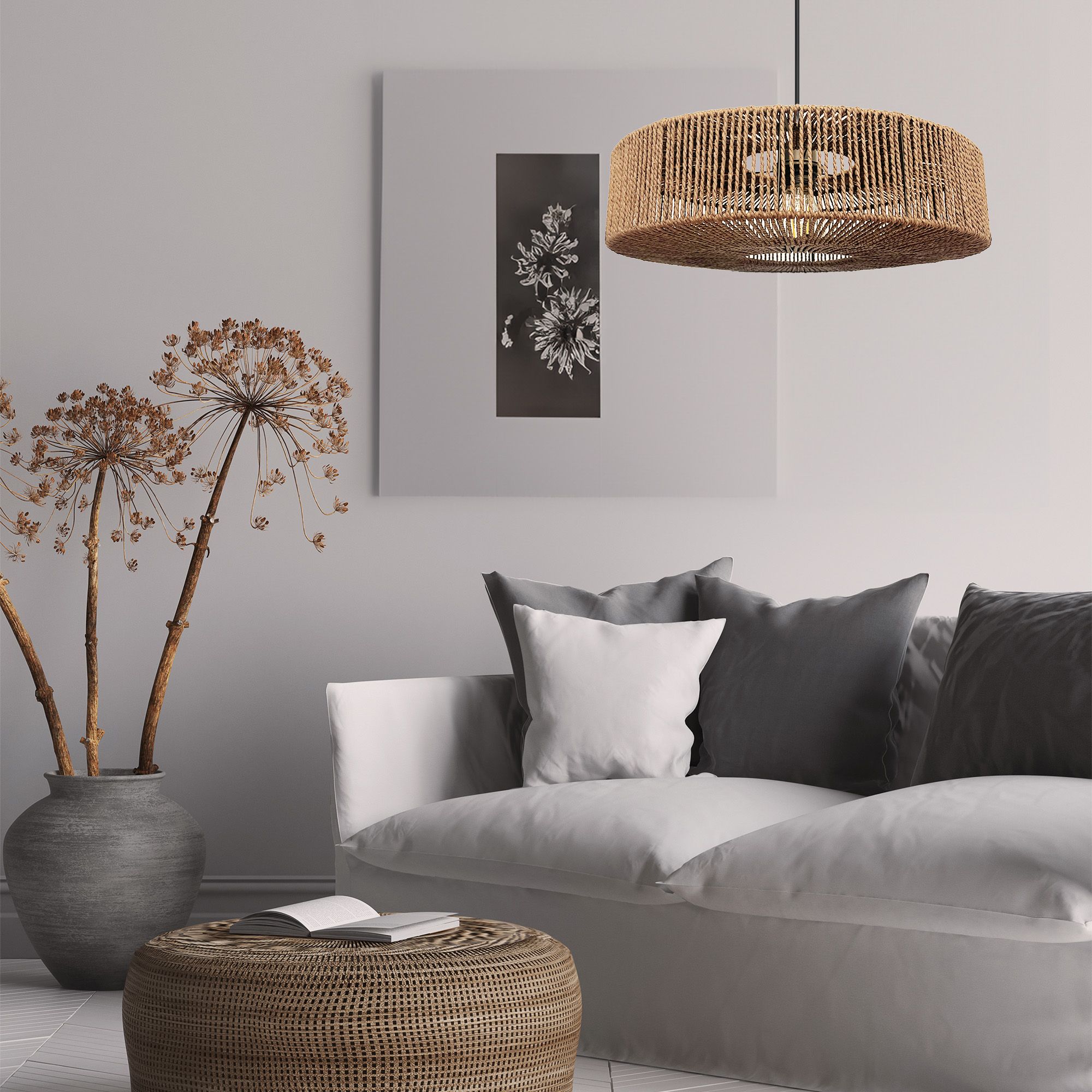 Люстра стельова APP1294-1PC Beige