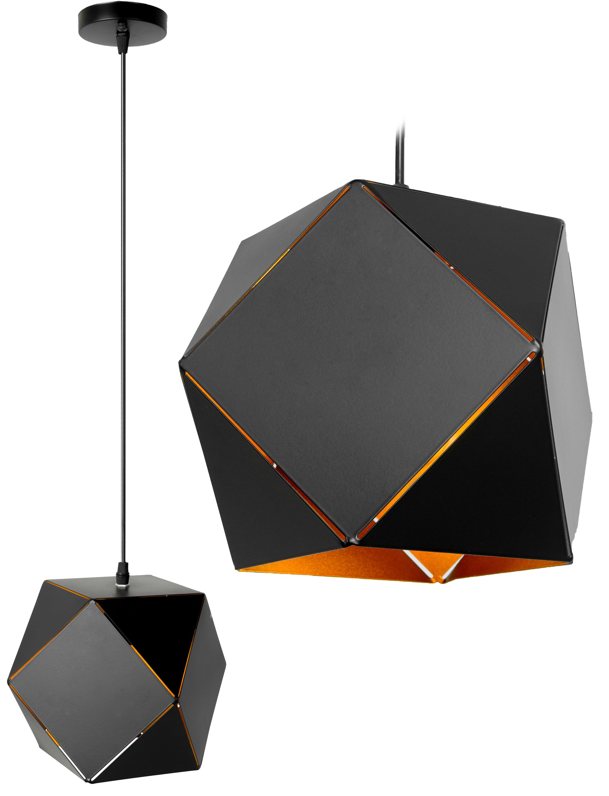 Lámpara APP287-1CP Geométrico Black