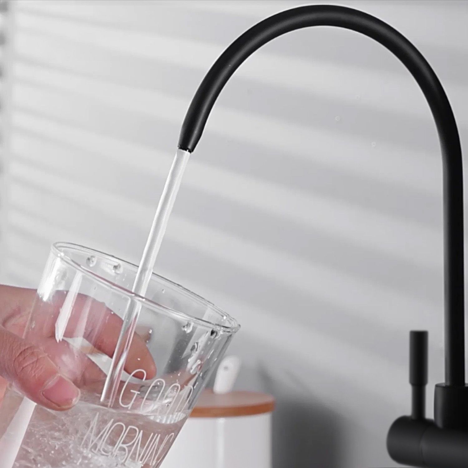 Kitchen faucet Eco Fresh black mat
