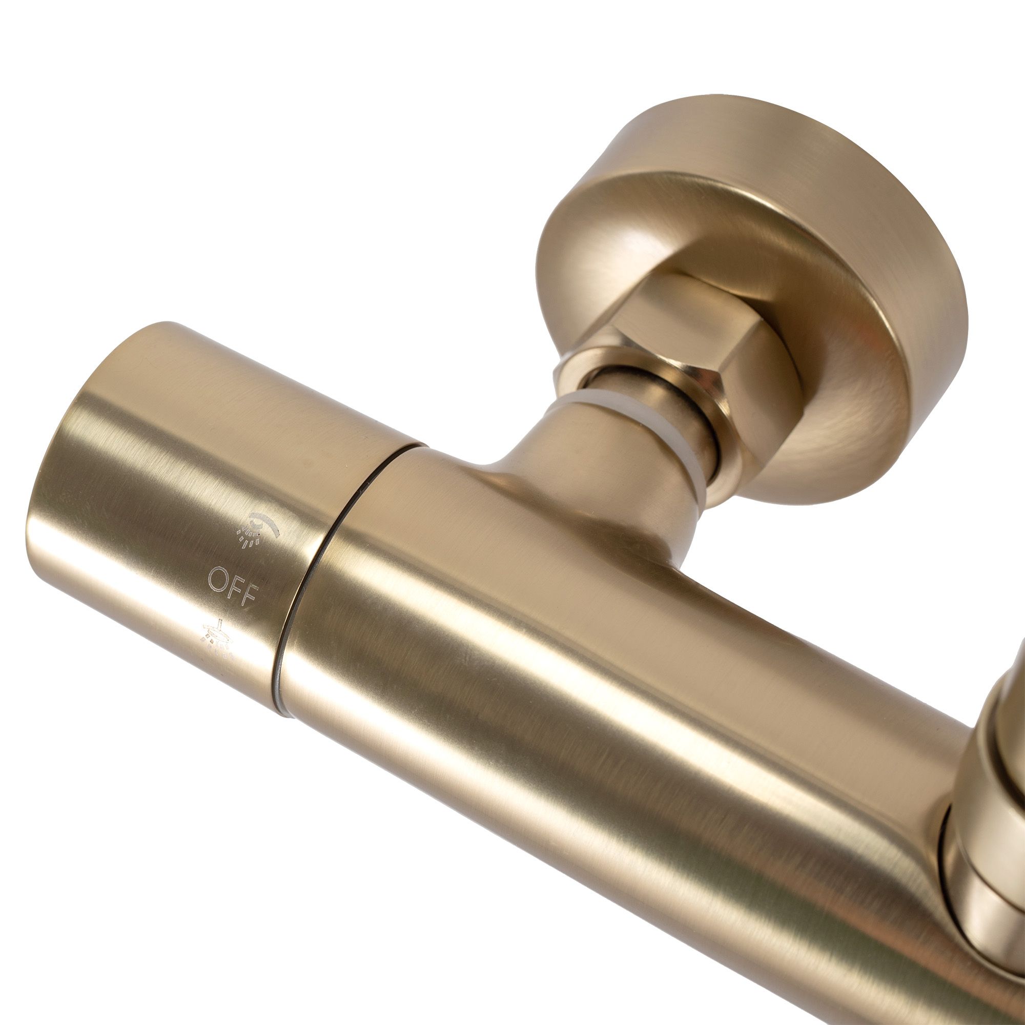 Duschgarnitur mit Thermostat Rea PAROT BRUSHED GOLD