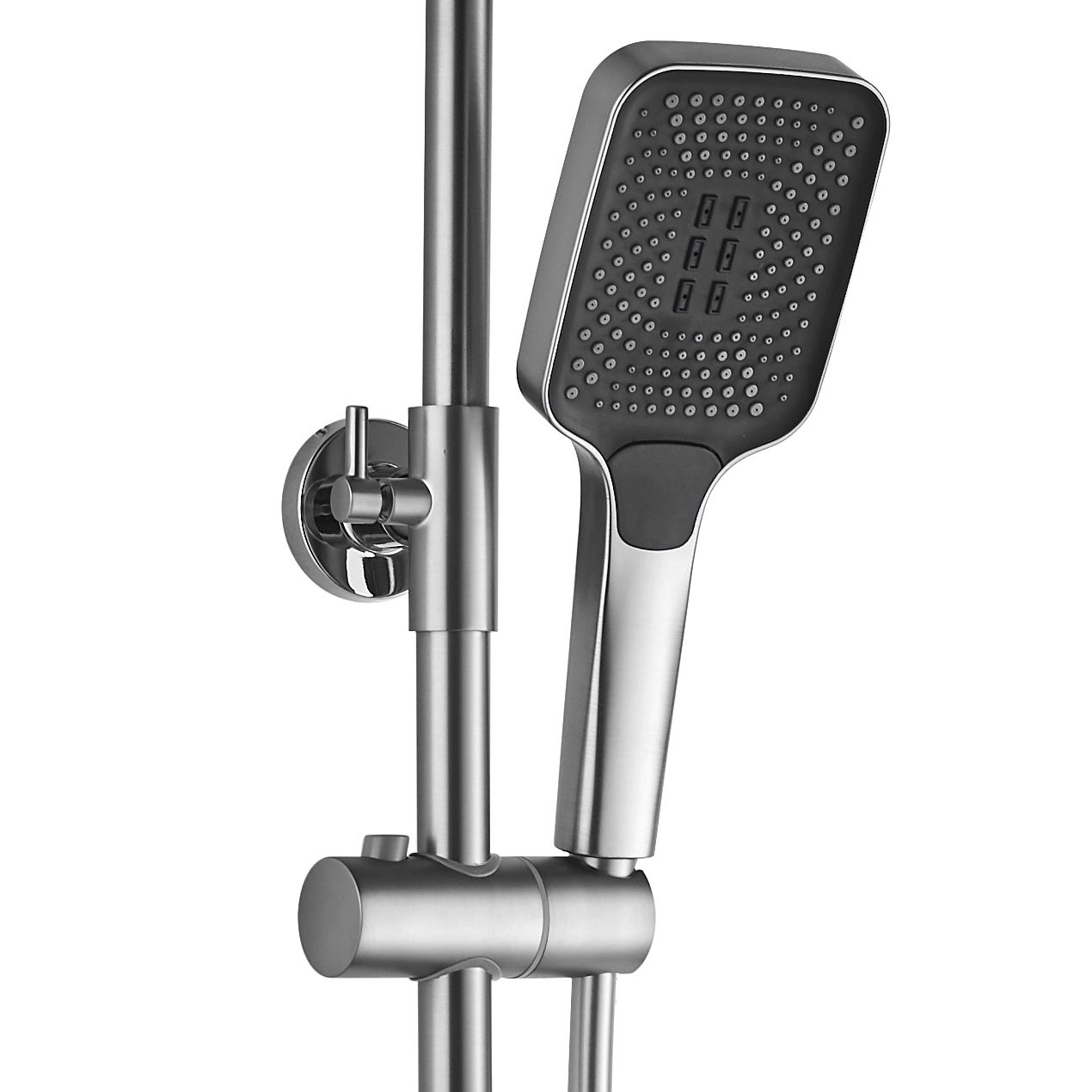 Shower set with thermostatic mixer REA ROB Nickiel Brush INOX