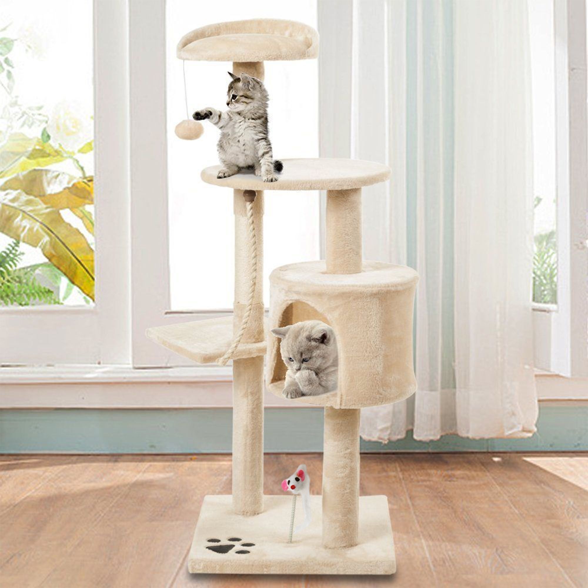 cat tree beige