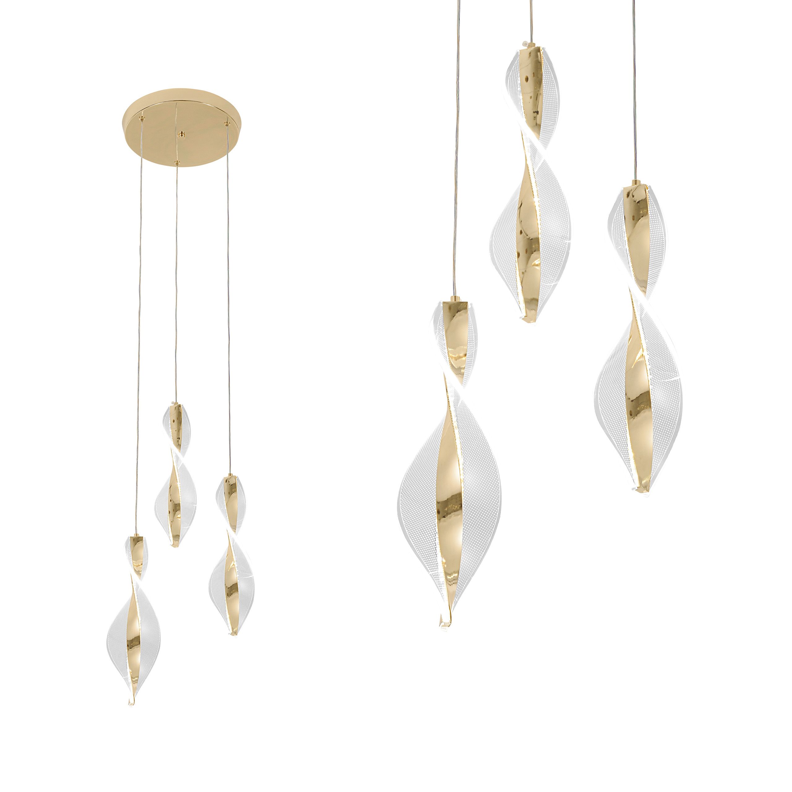 Lámpara LED G028-3CP GOLD