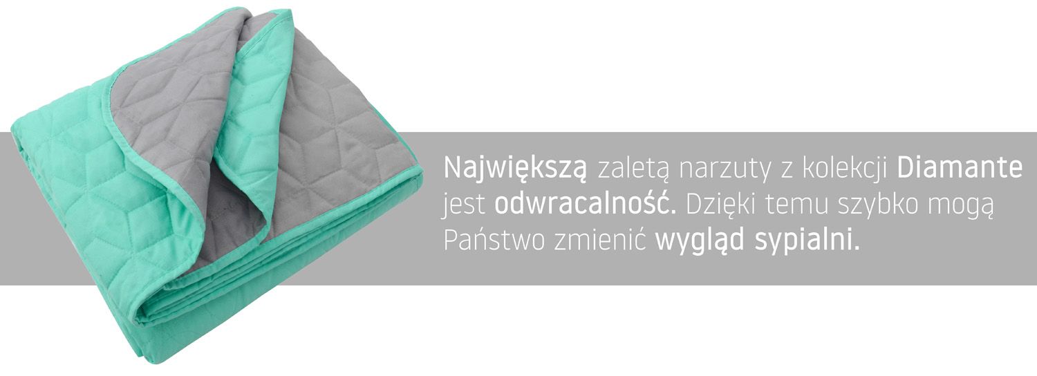bedspread- quilted/double-sided Diamante D.Grey / Ecru